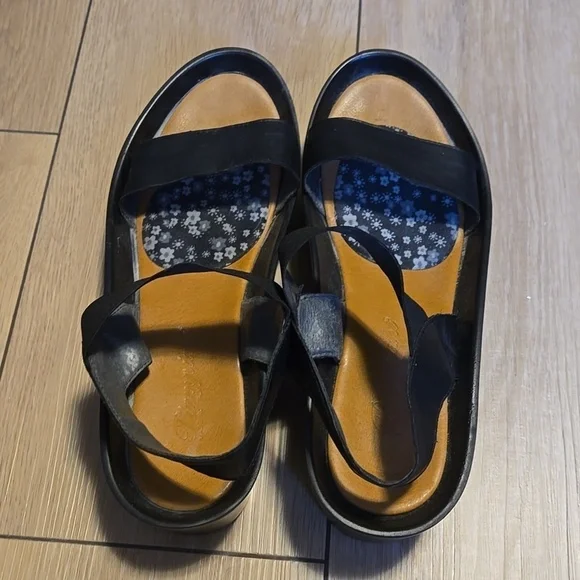 PIAMPIANI Leather Sandals Size 9 - Picture 3 of 7
